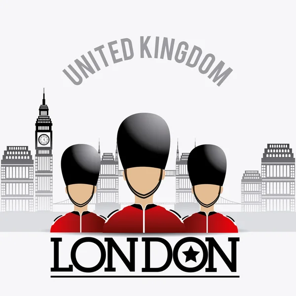 Reino Unido londres design . — Vetor de Stock