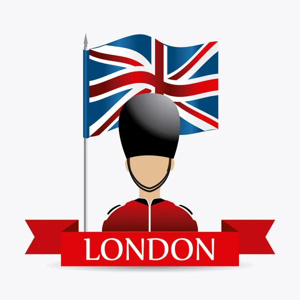 Egyesült Királyság London design. — Stock Vector