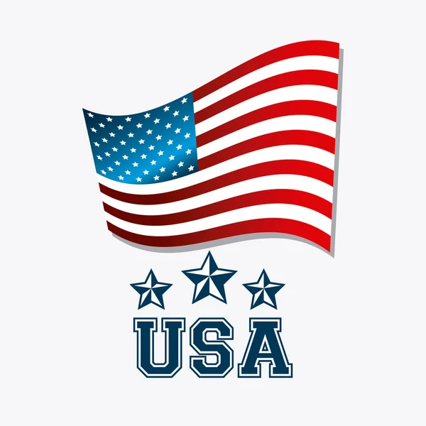États-Unis design . — Image vectorielle