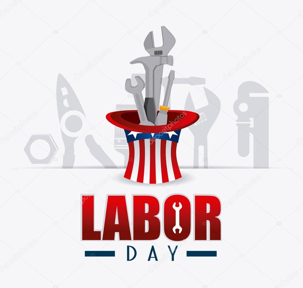 Labor day USA design.