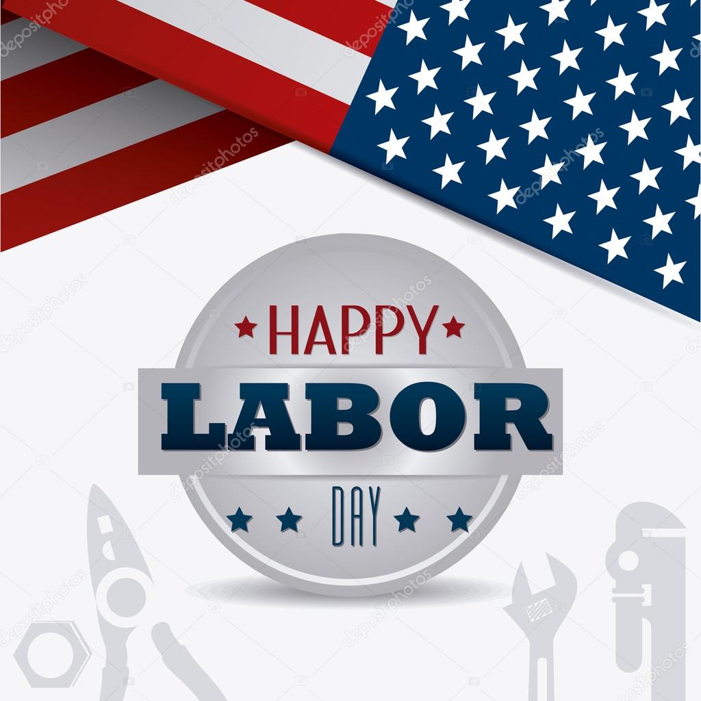 Labor day USA design.