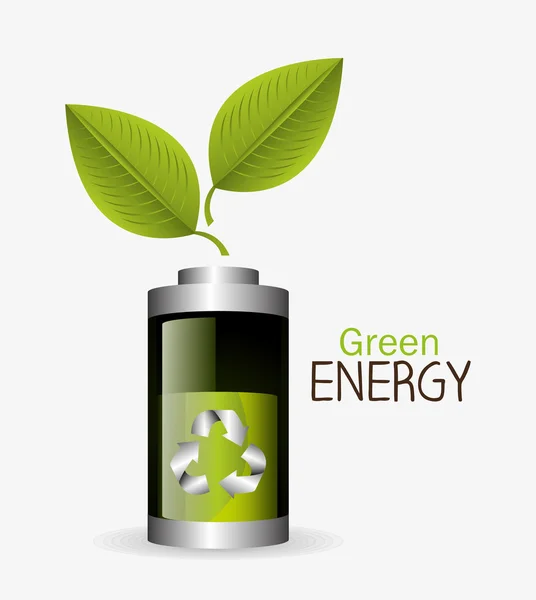 Diseño de energía verde . — Vector de stock