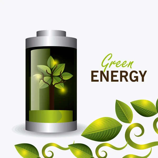 Diseño de energía verde . — Archivo Imágenes Vectoriales