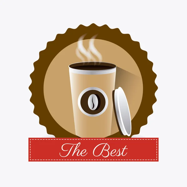 Conception du temps de café — Image vectorielle