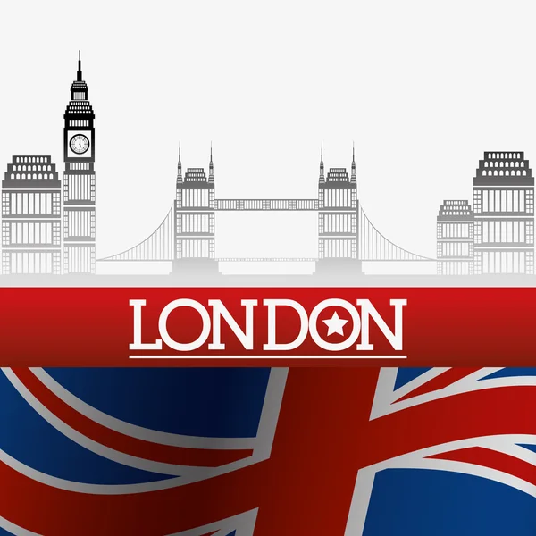 Londres Angleterre design . — Image vectorielle