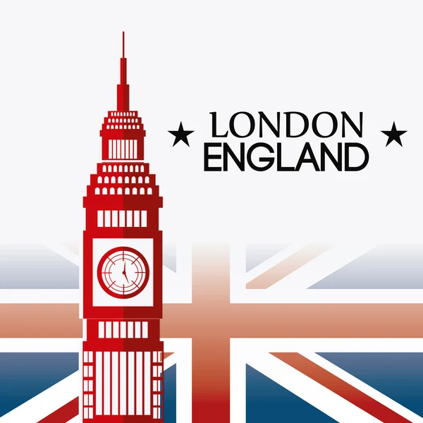 Londres Inglaterra diseño . — Vector de stock