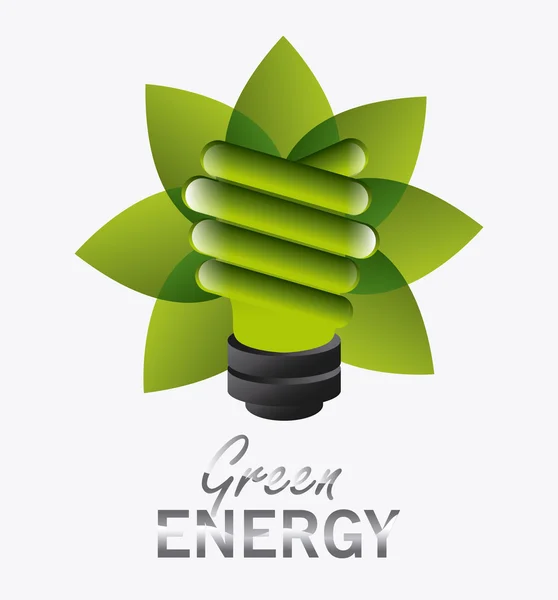 Progettazione di energia verde . — Vettoriale Stock