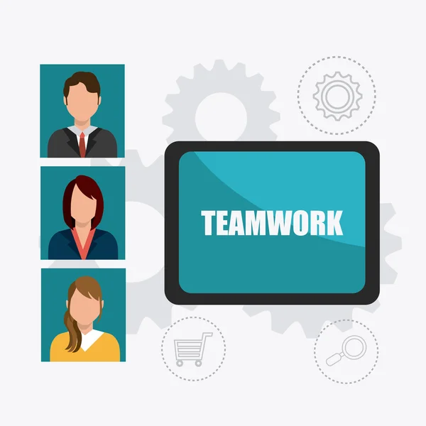 Business teamwork design.