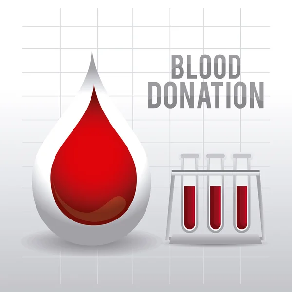 Desenho de doação de sangue . —  Vetores de Stock
