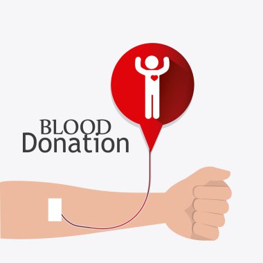 Kan bağışı tasarım.