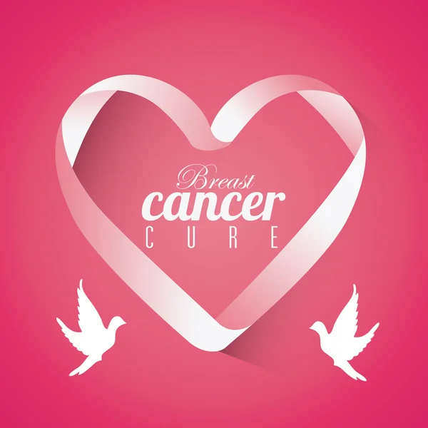 Breast cancer design. — Stock Vector