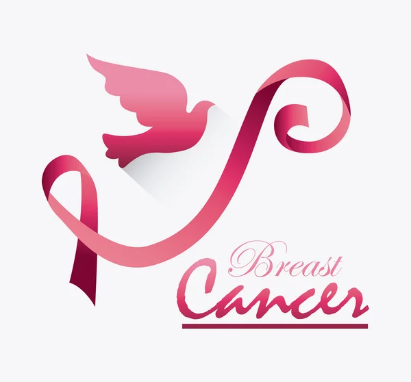 Breast cancer design. — Stock Vector