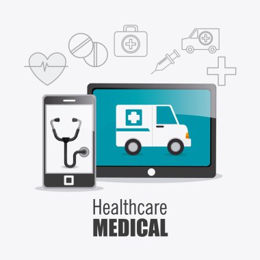 Tıbbi healtcare tasarım.