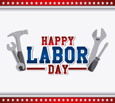 İşçi Bayramı kartları tasarımı.