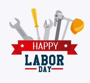 İşçi Bayramı kartları tasarımı.