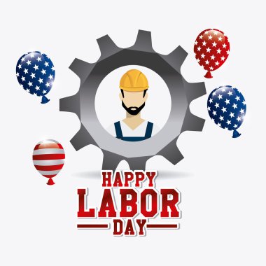 İşçi Bayramı kartları tasarımı.