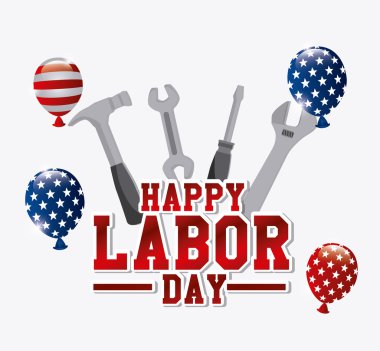 İşçi Bayramı kartları tasarımı.