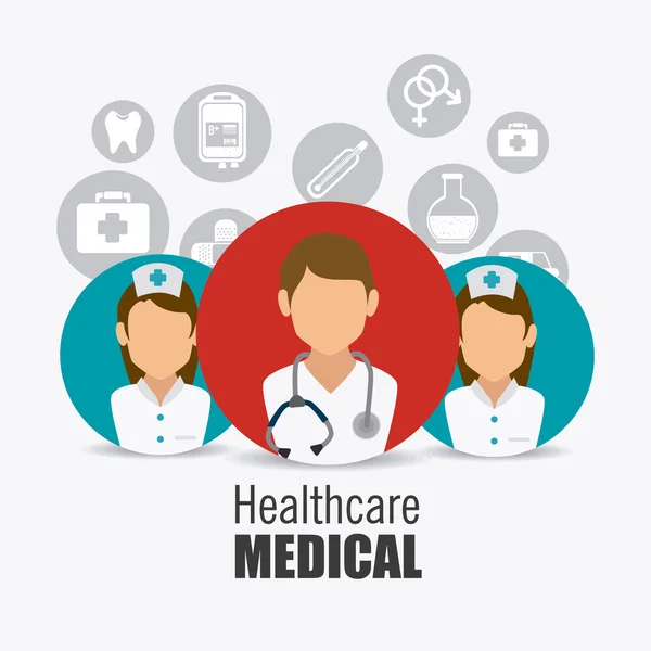 Medical healtcare design. — Stock Vector