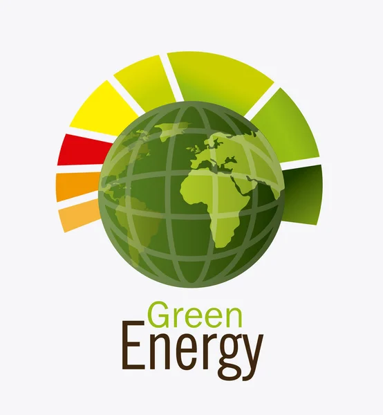 Зеленая энергетика . — стоковый вектор