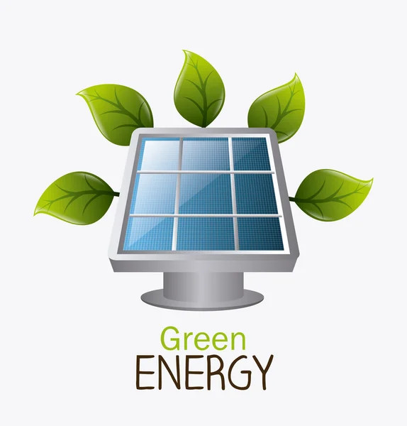 Design de energia verde . —  Vetores de Stock