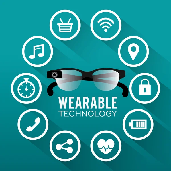 Wearable Technology design. — Stock Vector