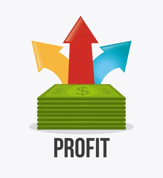 Profit-Business-Design. — Stockvektor