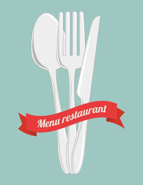 Diseño del restaurante . — Archivo Imágenes Vectoriales