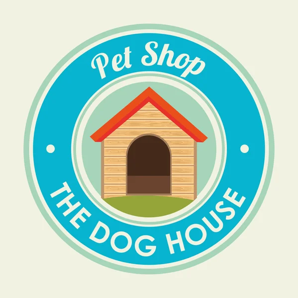 Pet shop design. — Stockový vektor