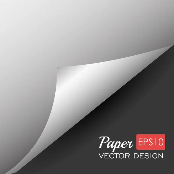 Projeto de folha de papel . — Vetor de Stock