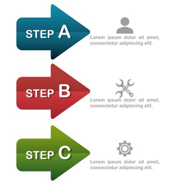 Oklar Infographic tasarım.