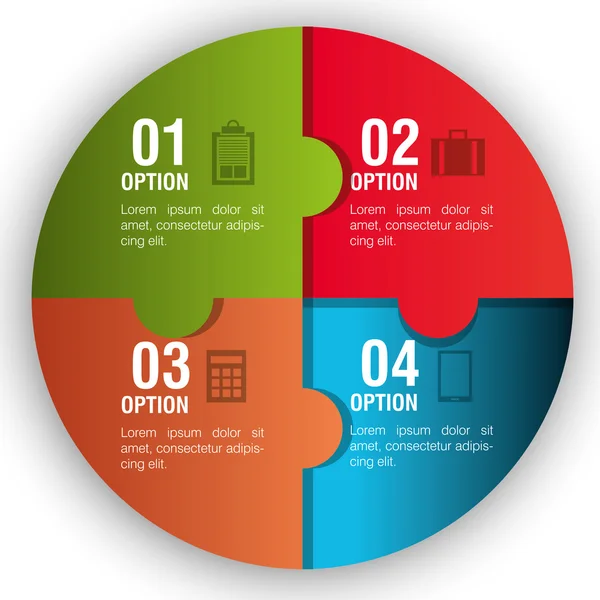 Infographic tasarım. — Stok Vektör