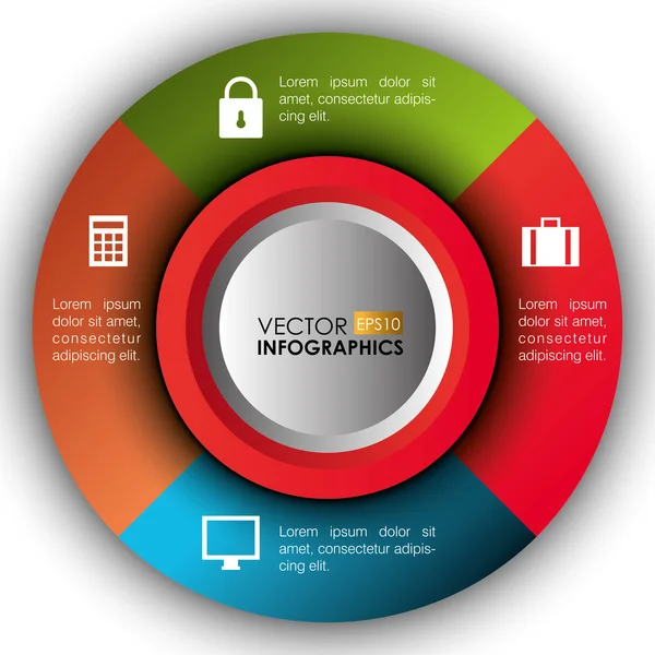 Infographic design. — Stock Vector