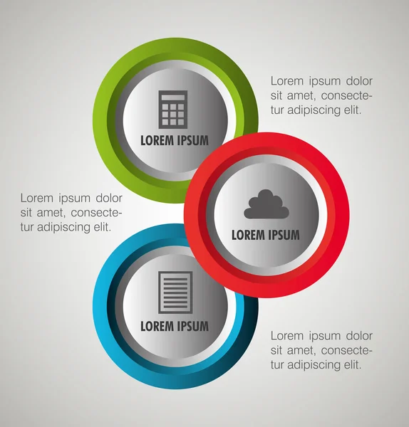 Diseño infográfico . — Vector de stock
