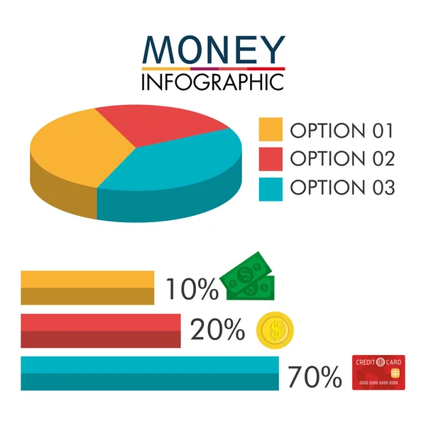 Ahorro de diseño de dinero . — Vector de stock