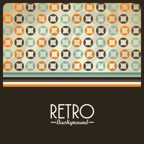 Retro háttér tervezés — Stock Vector