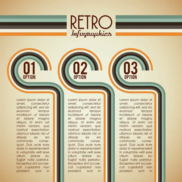 Retro background design — Stock Vector