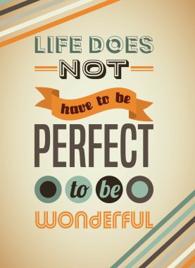 Retro poster tasarımı