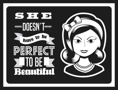 Retro poster tasarımı