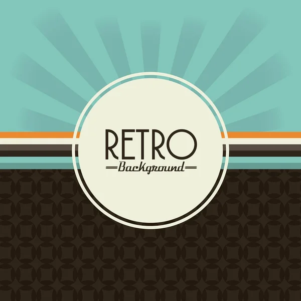 Projeto de fundo retro — Vetor de Stock