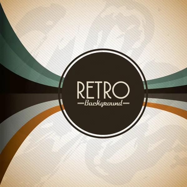 Retro-Hintergrunddesign — Stockvektor