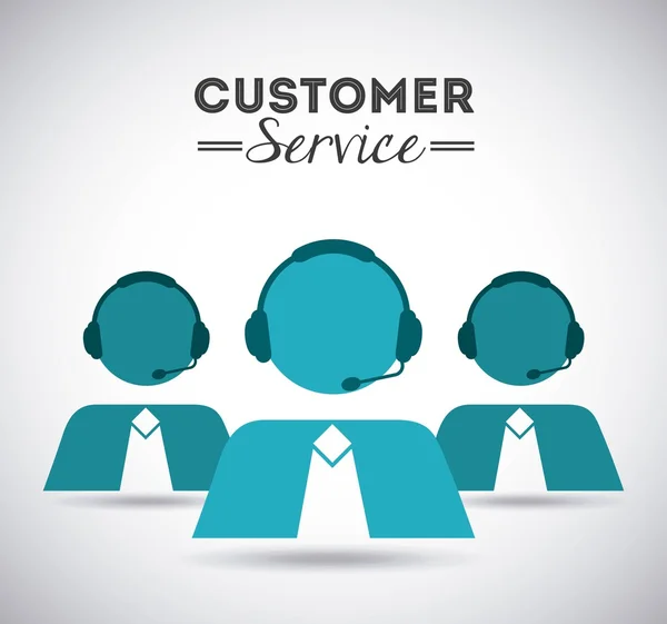 Customer service design — Stock vektor
