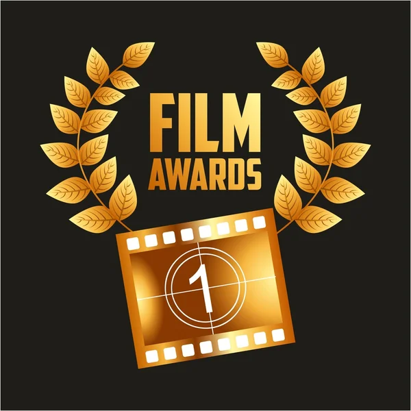 Prix du film design — Image vectorielle