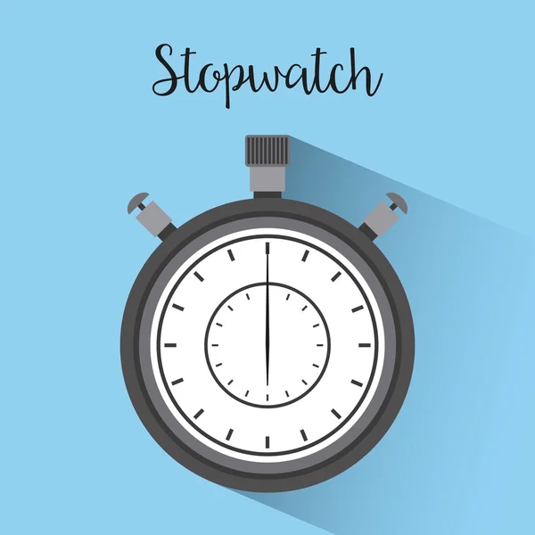 Stopwatch icon design — Stock Vector