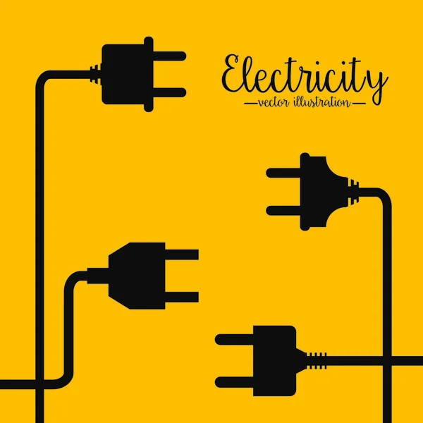 Conception de concept électrique — Image vectorielle