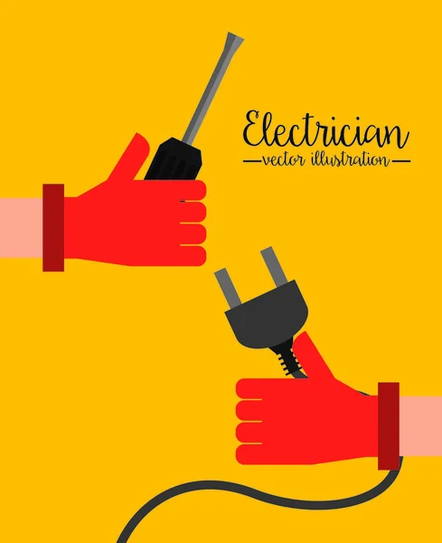 Concept électrique — Image vectorielle