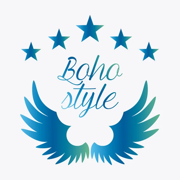 Στυλ boho — Διανυσματικό Αρχείο