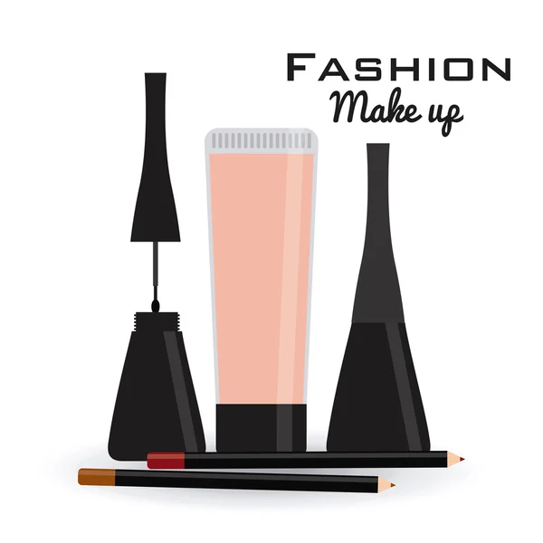 Fashion make up — Stock Vector