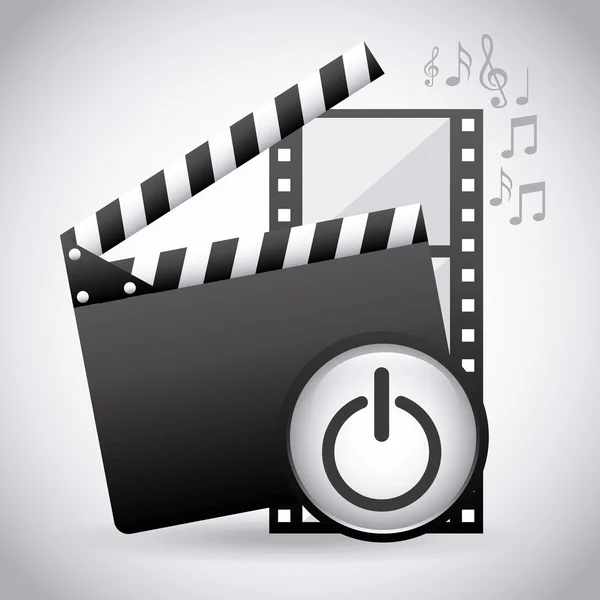 Reproductor multimedia — Vector de stock