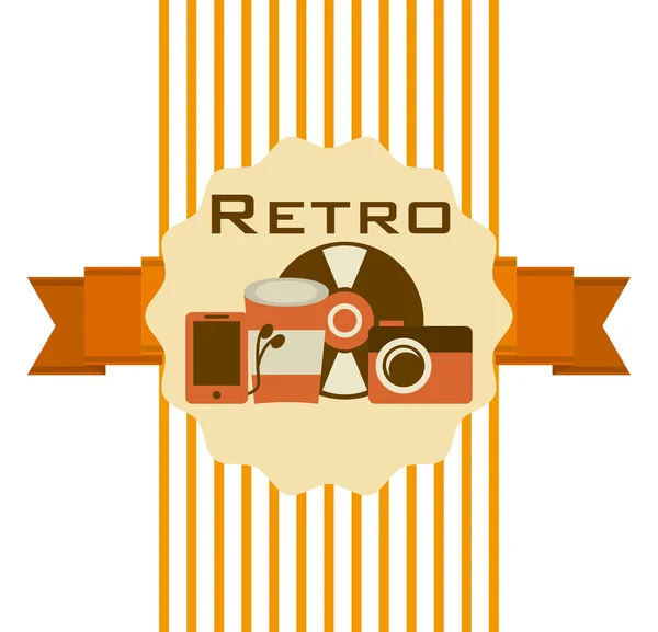 Retro tarzı — Stok Vektör