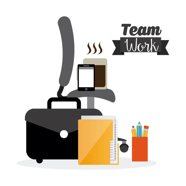 Team work — Stock Vector